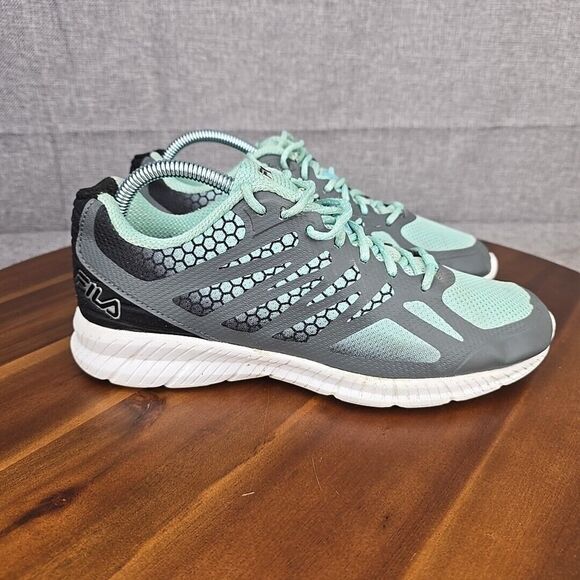 Fila Speedstride Womens Sz 8.5 Running Sneaker Shoe Athletic Memory Foam Seafoam - Picture 1 of 12